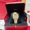 Yellow Gold Roman Numerals Cartier watch
