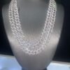 14mm white gold bussdown cuban chains