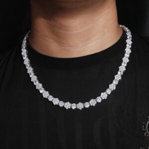 Bussdown honeycomb cluster chain