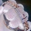 Two Tone Roman Numerals  Gold Face Rolex watch