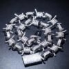 Barbed wire link chain