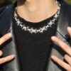 Barbed wire link chain