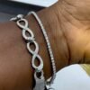 Diamond Infinity and Tennis bracelets