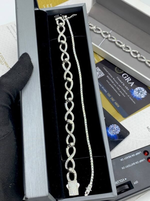 Diamond Infinity and Tennis bracelets