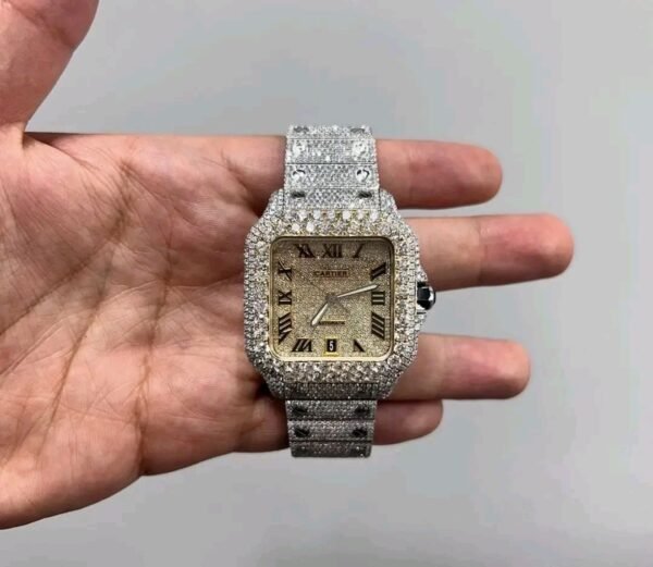 Two Tone Yellow Gold Face Cartier