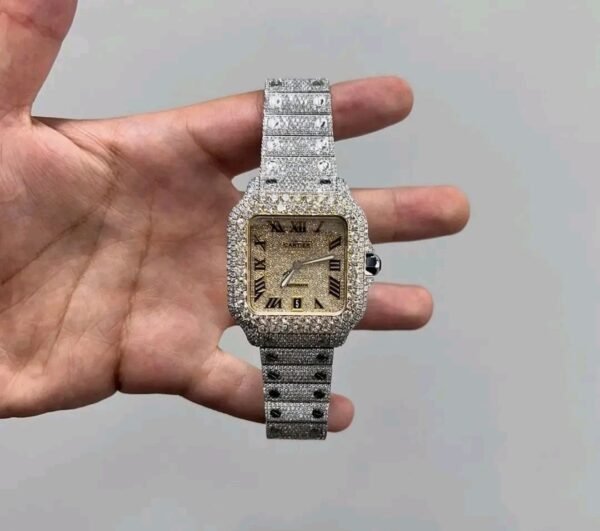 Two Tone Yellow Gold Face Cartier