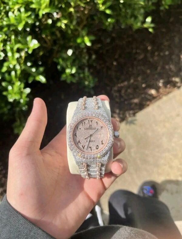 Two Tone Rose Gold Arabic Dial Ap