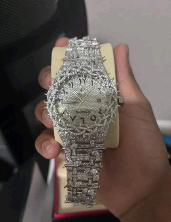 white Arabic Dial Ap Crown Thorns