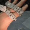 Bust Down White Gold AP Watch & Infinity Bracelet Set