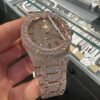 Bust Down Rose Gold AP Watch