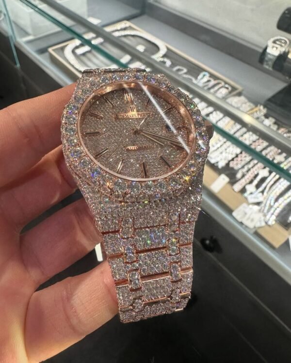 Bust Down Rose Gold AP Watch
