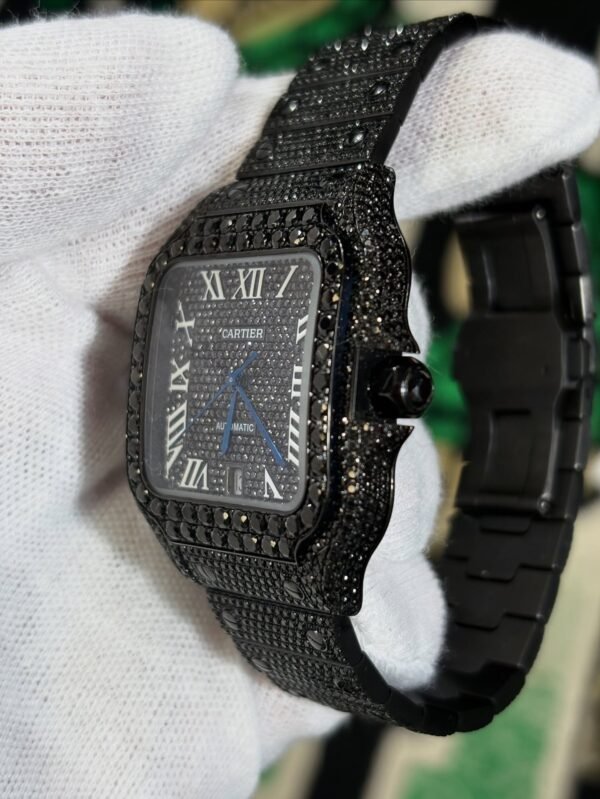 Black Diamond Cartier Santos