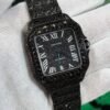 Black Diamond Cartier Santos