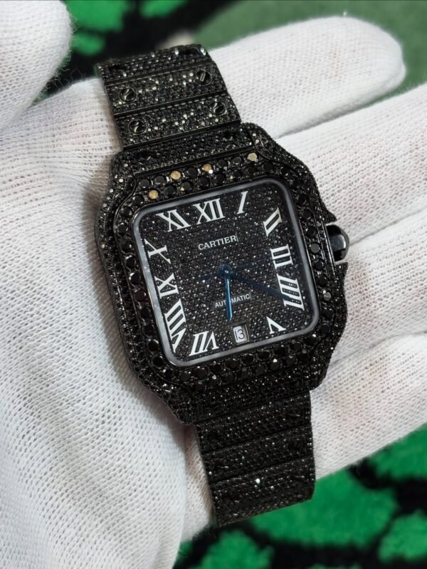 Black Diamond Cartier Santos