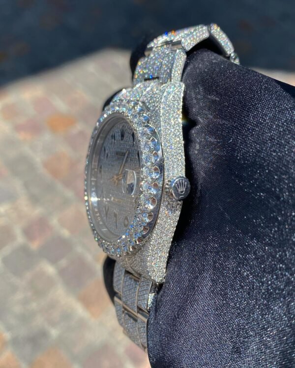 Bustdown Datejust Rolex Arabic numerals