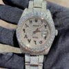 Bustdown Datejust Rolex Arabic numerals