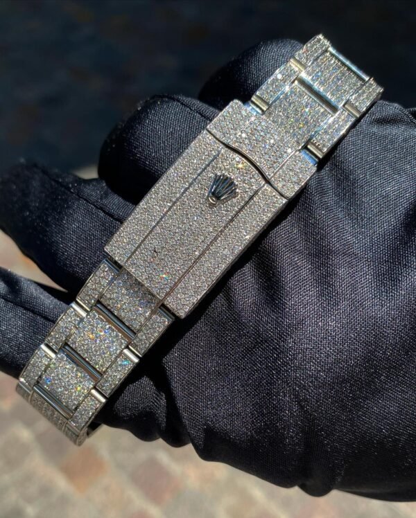 Bustdown Datejust Rolex Arabic numerals