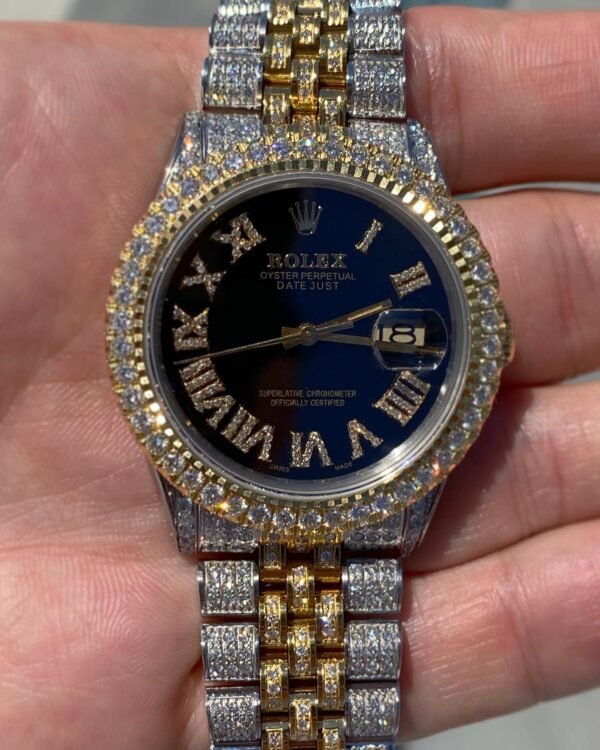 Two tone Datejust Rolex Watch