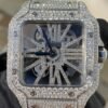 Bustdown Skeleton Cartier Watch