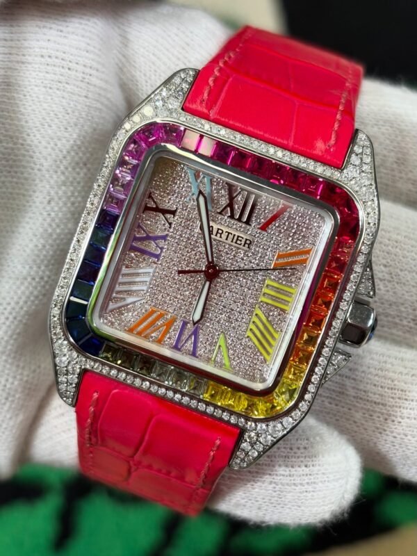 Buy Cartier Santos, Chromatic Scale Sapphires
