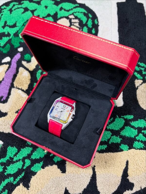 Buy Cartier Santos, Chromatic Scale Sapphires