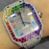 Buy ICED OUT CARTIER RAINBOW WATCH | BRAND NEW | 18 cts for sale