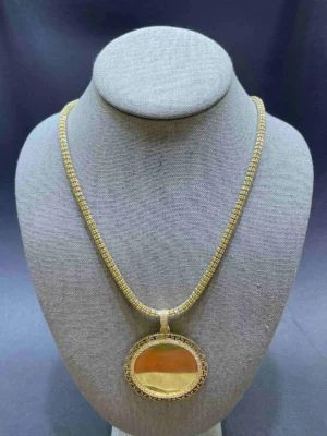 Buy 10k YELLOW GOLD DIAMOND CUT ITALIAN CHAIN FOR SALE ONLINE