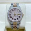 Buy Bust Down Rolex Iced Out 36mm Rose Gold with Roman Dial | 15 cts VS1 Diamonds - Luxury Watches for Sale