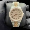 Buy Bust Down Rolex Iced Out 36mm Rose Gold with Roman Dial | 15 cts VS1 Diamonds - Luxury Watches for Sale