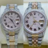 Buy Bust Down Rolex Iced Out 36mm Rose Gold with Roman Dial | 15 cts VS1 Diamonds - Luxury Watches for Sale