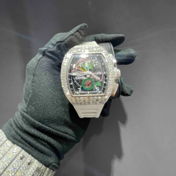Buy Richard Mille RM 11 Bezel Bust Down | Luxury Diamond Watch for Sale Online