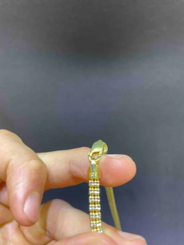 Buy 10k YELLOW GOLD DIAMOND CUT ITALIAN CHAIN FOR SALE ONLINE