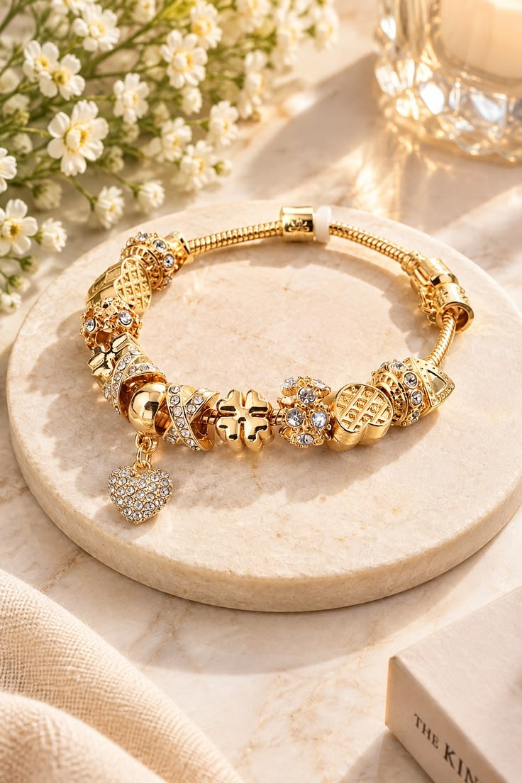Gold Charm Bracelets: Styles, Meaning & Buying Guide 8 gold charm bracelets